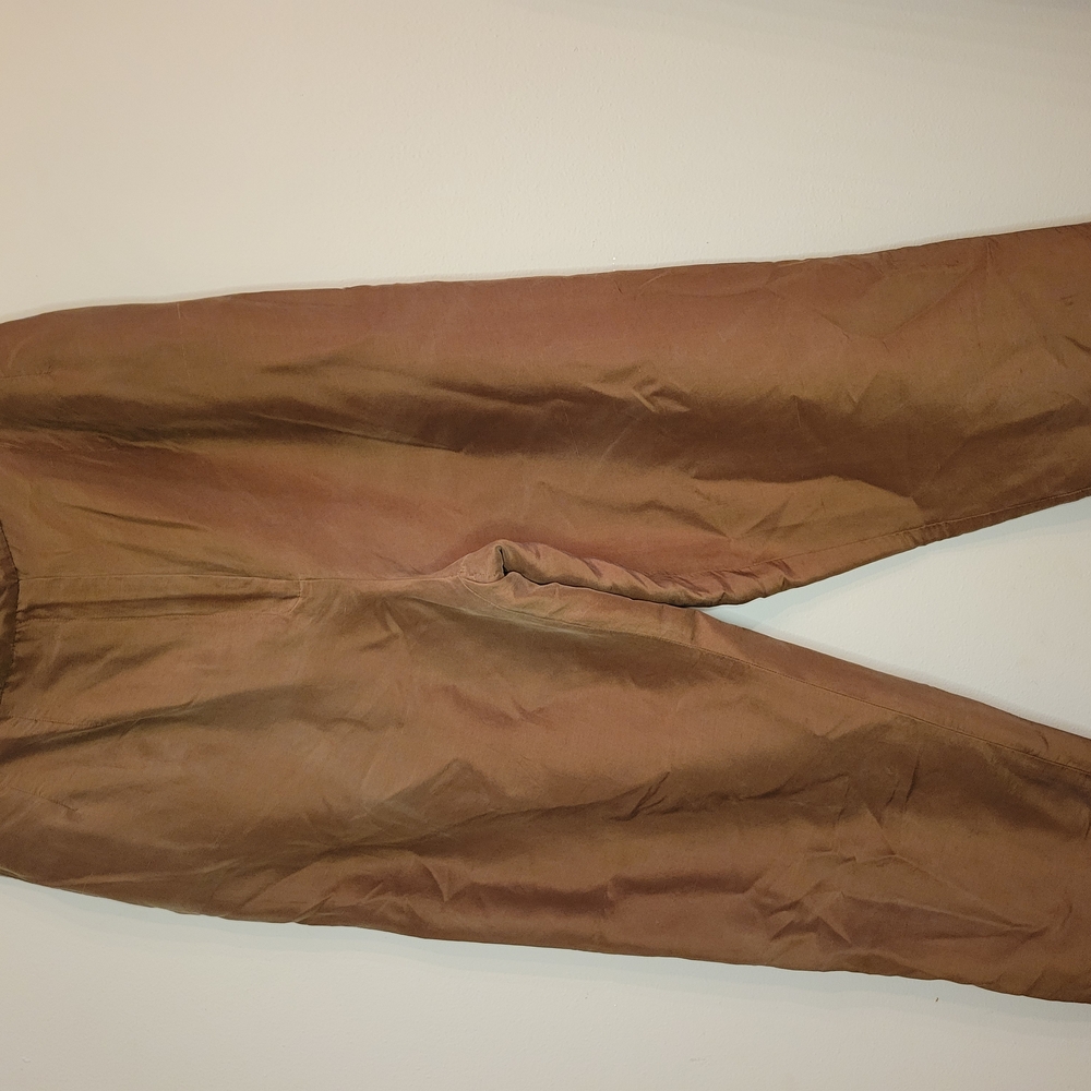 Woman Silk Olivo Pants